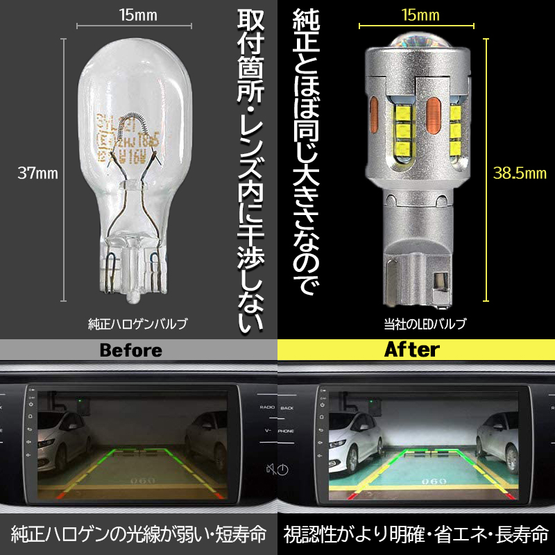 SUZUKI スペーシア・スペーシアカスタム・スペーシアギア MK94S/MK54S 対応_Ledバックランプ2個