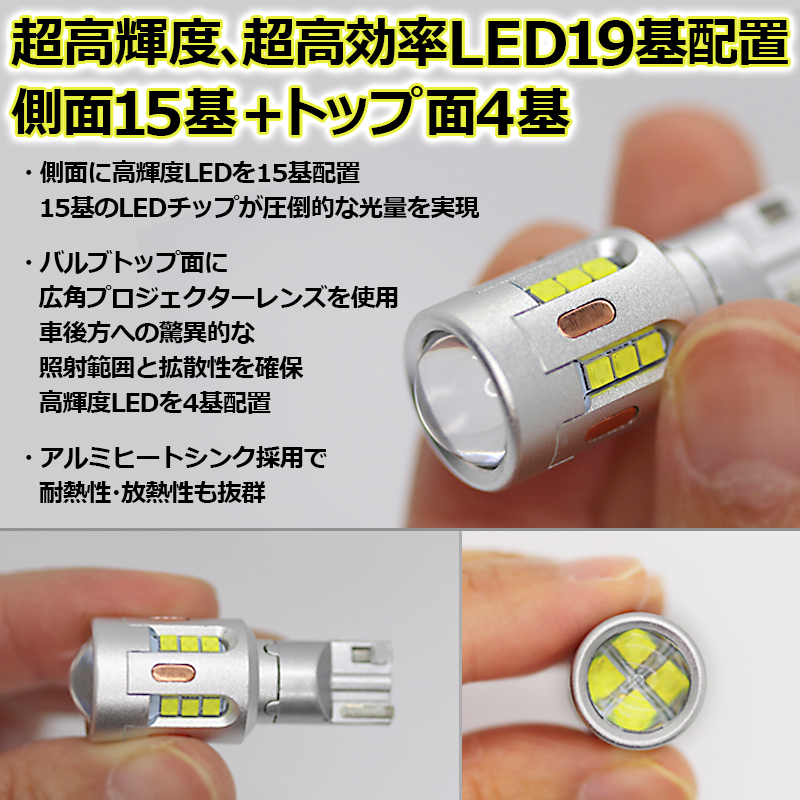 SUZUKI スペーシア・スペーシアカスタム・スペーシアギア MK94S/MK54S 対応_Ledバックランプ2個